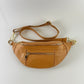 German Fuentes Leather Sling Bag - Camel