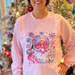 Pink Retro Santa Sweatshirt