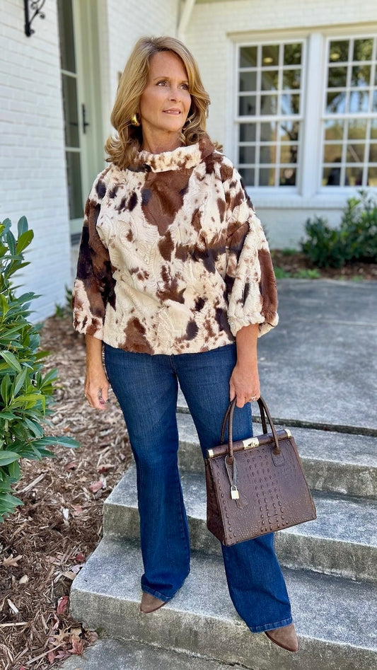 Ivy Jane Faux Fur Pony Popover
