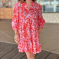 Tyler Boe Karli Pink Linen Dress