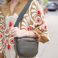 Fanny Pack With Studs - Olive