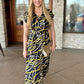 Black & Gold Horse Bit Dress