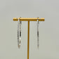 Large Silver Bling hoop Earrings