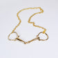 Gold Bit Chain Belt