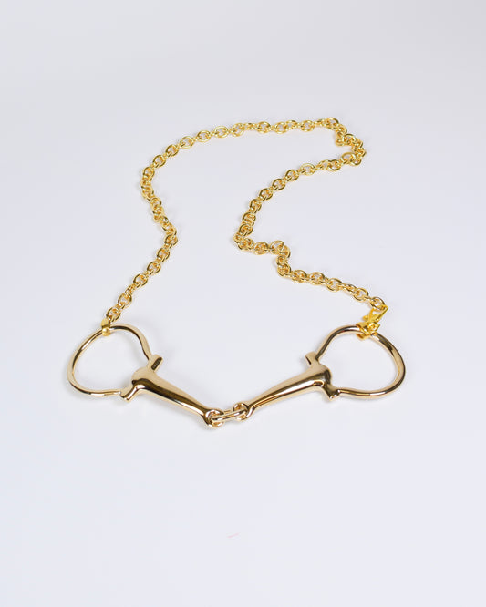 Gold Bit Chain Belt