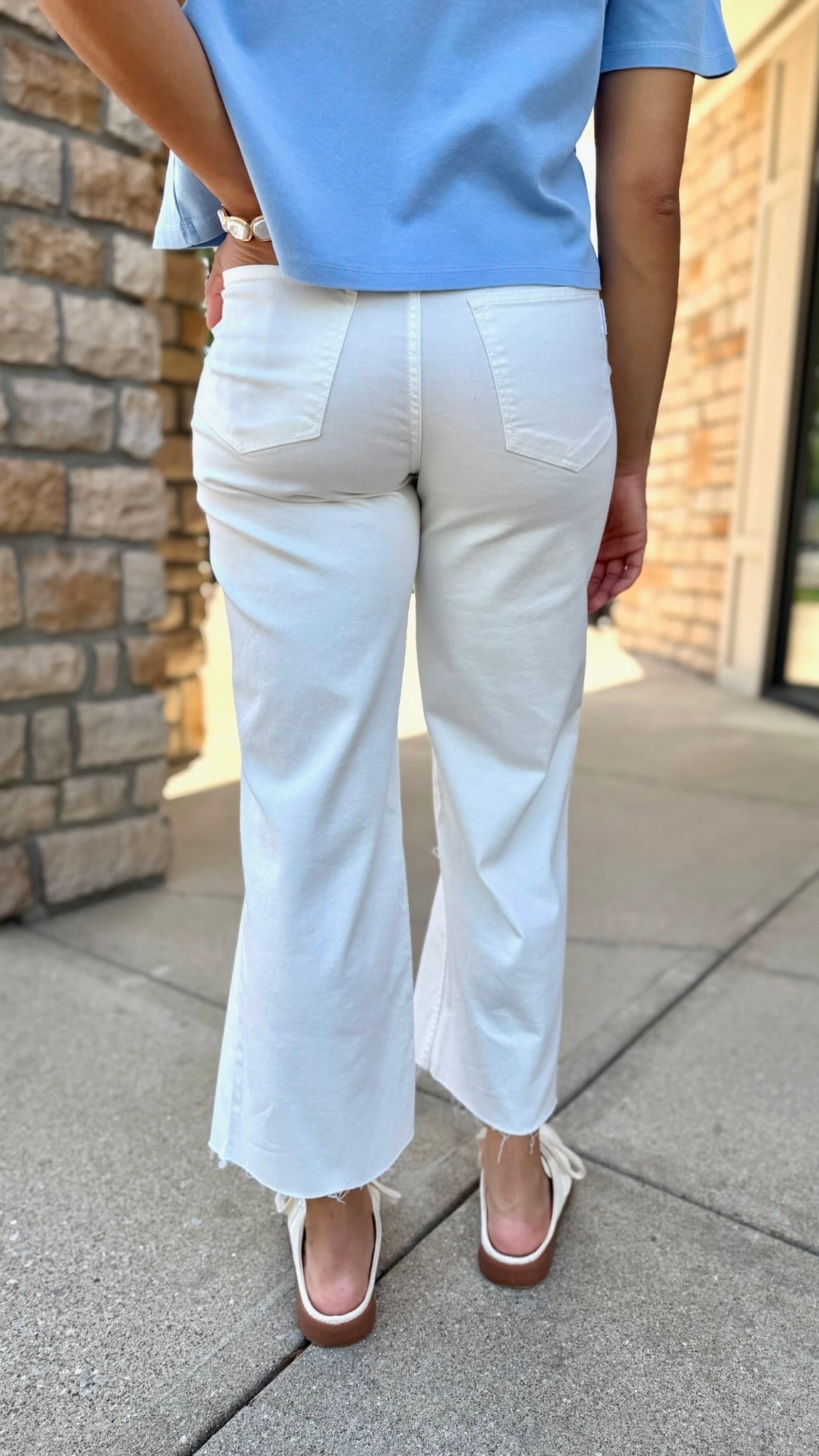 Dear John Holly Jeans - White
