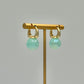 Turquoise Pearl Drop Earrings