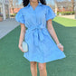 Sofia Nelda Dress - Baby Blue