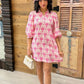 Emmy Floral Dress - Pink