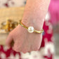Halo Pearl Bracelet