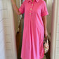 Makenna Midi Dress - Pink