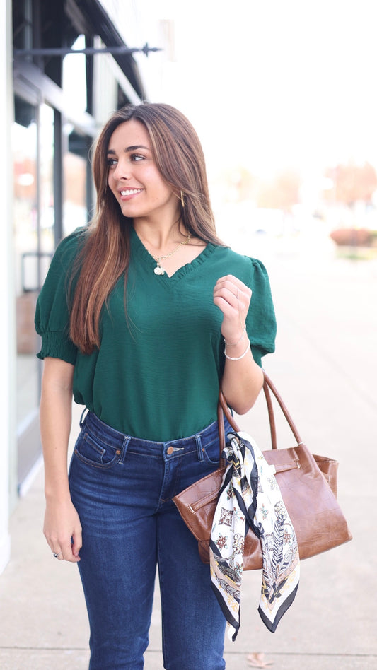 Hunter Green Top