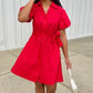 Sofia Nelda Dress - Red