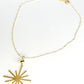 Summer Fun Gold Star Necklace