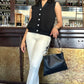 MODAL BUTTON VEST - BLACK