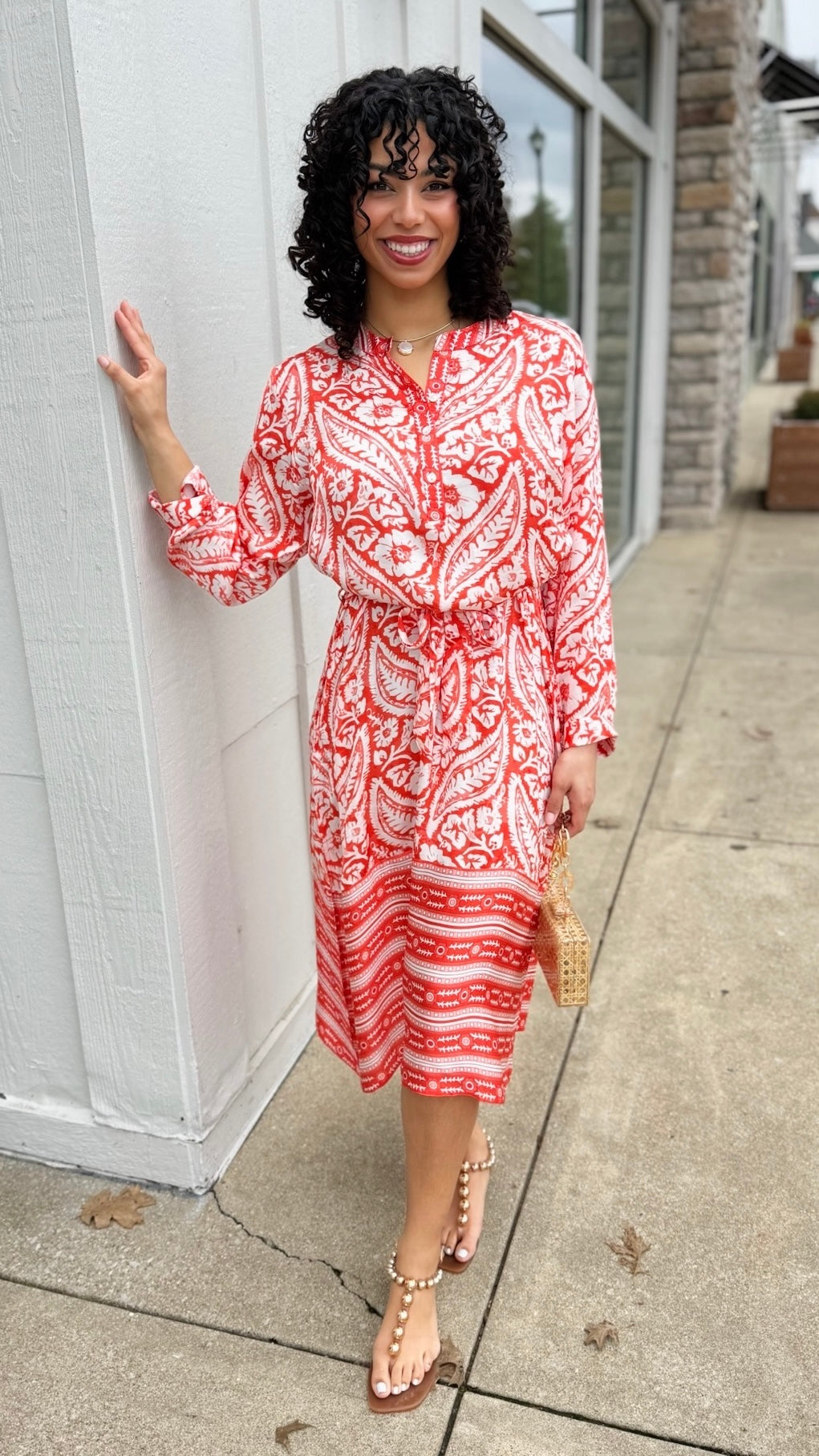 Constantine Dress - Red