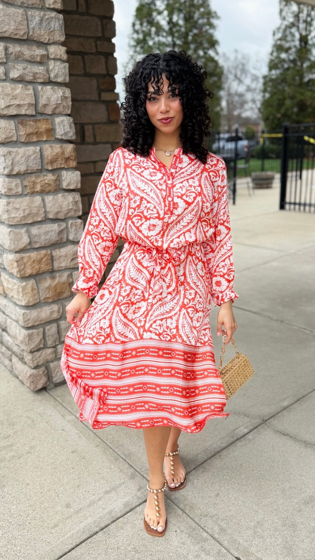 Constantine Dress - Red