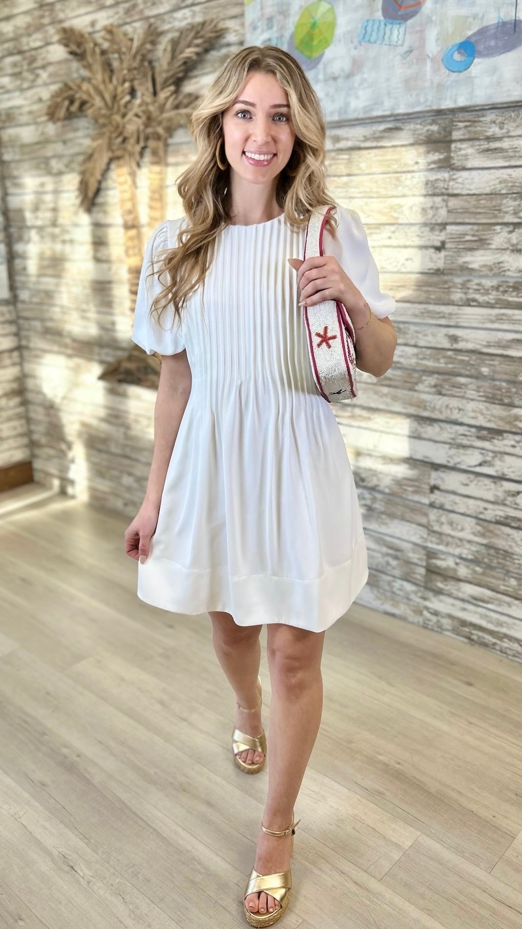 Laney Mini Dress - White