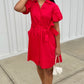 Sofia Nelda Dress - Red