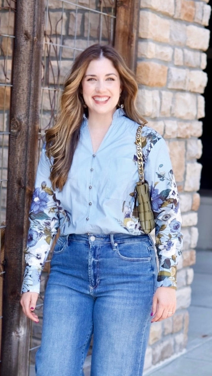 Claire Button Blouse – Tunie's Boutique