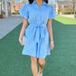 Sofia Nelda Dress - Baby Blue