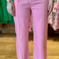 Pull On Denim Pant - Pink
