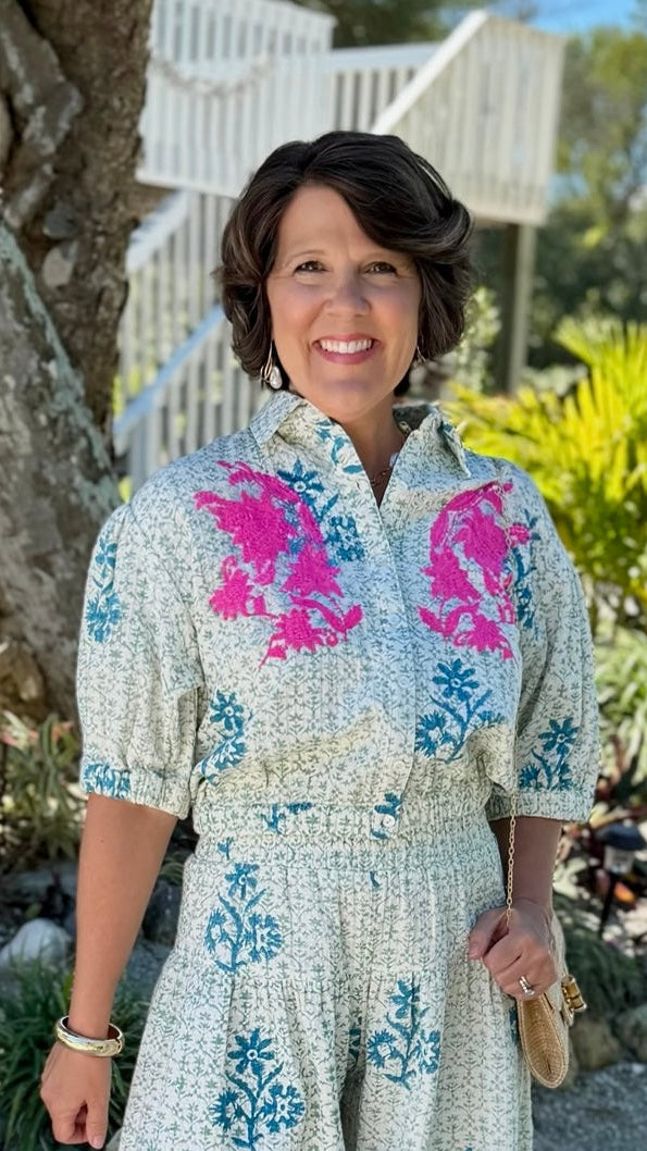 Sister Mary Ava Top - Sage