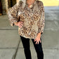 Into The Wild Animal Print Button Blouse