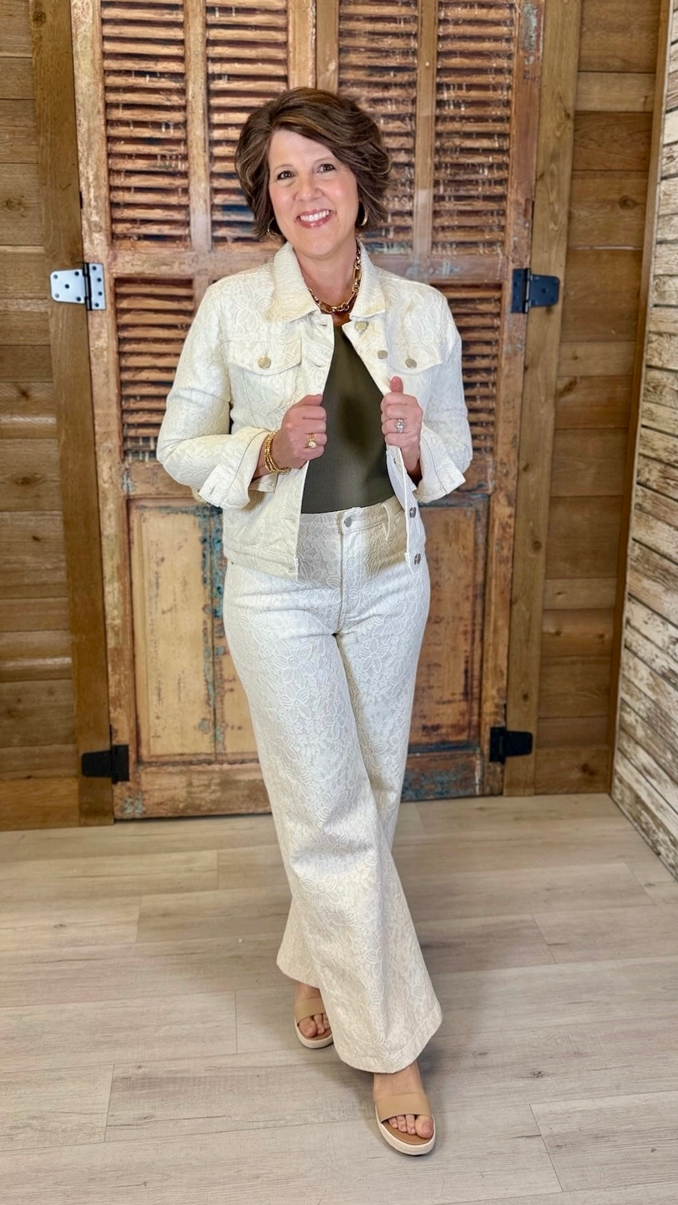 Dear John Ainsley Jacket - Wheat Lace