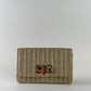 Lilly Gold Straw Clutch
