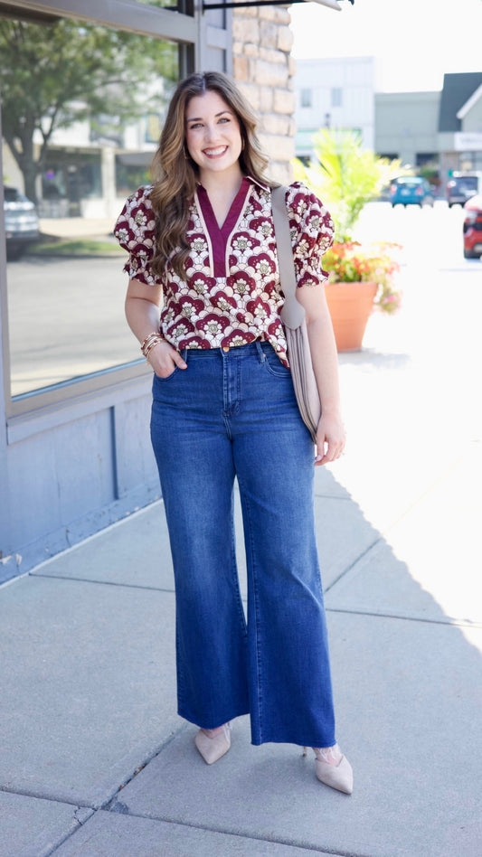 Willow Floral Top