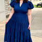Classic Covington Maxi Dress - Navy