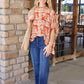 Renegade Blouse - Brick