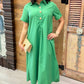 Makenna Midi Dress - Green