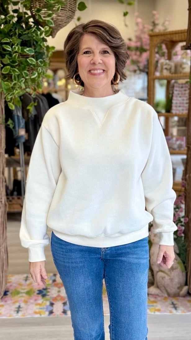 Ava Sweatshirt - Ivory