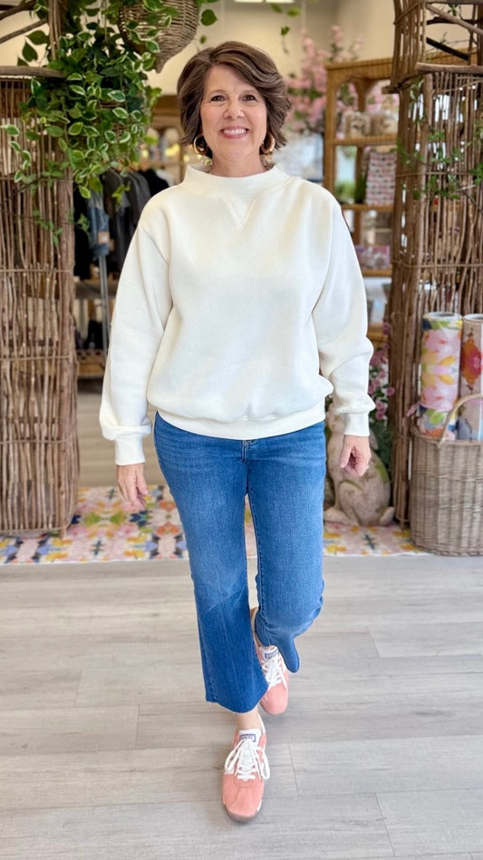 Ava Sweatshirt - Ivory