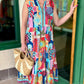 Solaire Midi Dress - Print