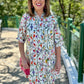 Uncle Frank Pintucked Dress - Parrot