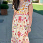 Natalie Cream Mix Floral Dress