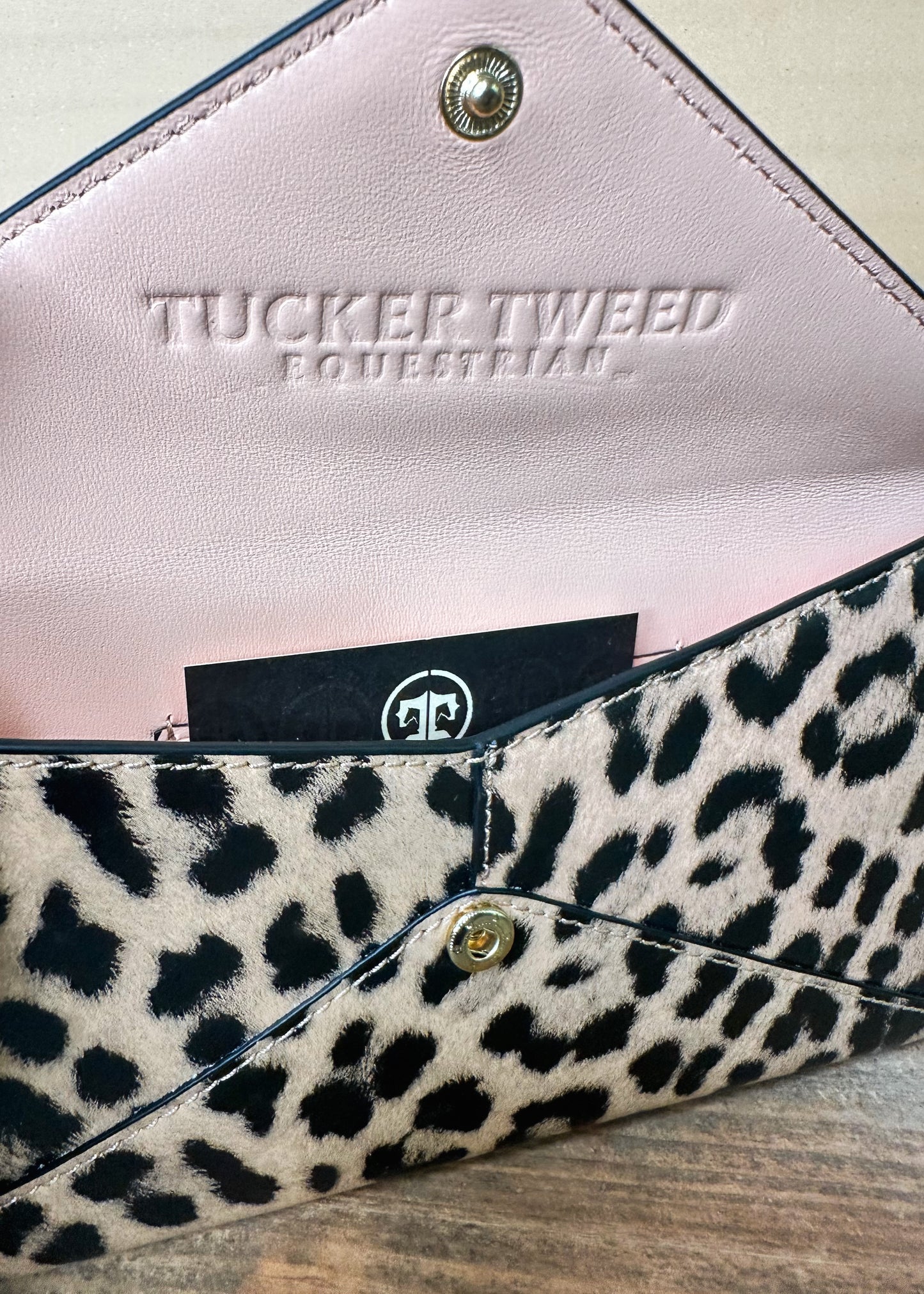 Tucker Tweed Cor De Star Clutch - Leopard