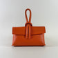 Loop Wristlet Leather Bag - Orange