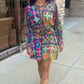 Ivy Jane Popover Patch Print Dress