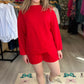 Quilted Queen Sweatshirt - Red