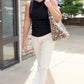 Michael Stars Coco Ruched Boat Neck Tank - Black
