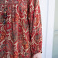 Autumn Paisley Dress - Brick