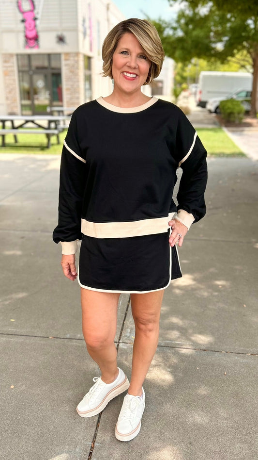 Sporty Chic Skort - Black