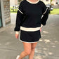 Sporty Chic Skort - Black