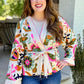 Nicole Kimono Top - Natural Multi