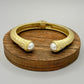 Cuff Bracelet With Pearl