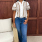 Ivy Jane Rows Of Embroidery Top - Ivory